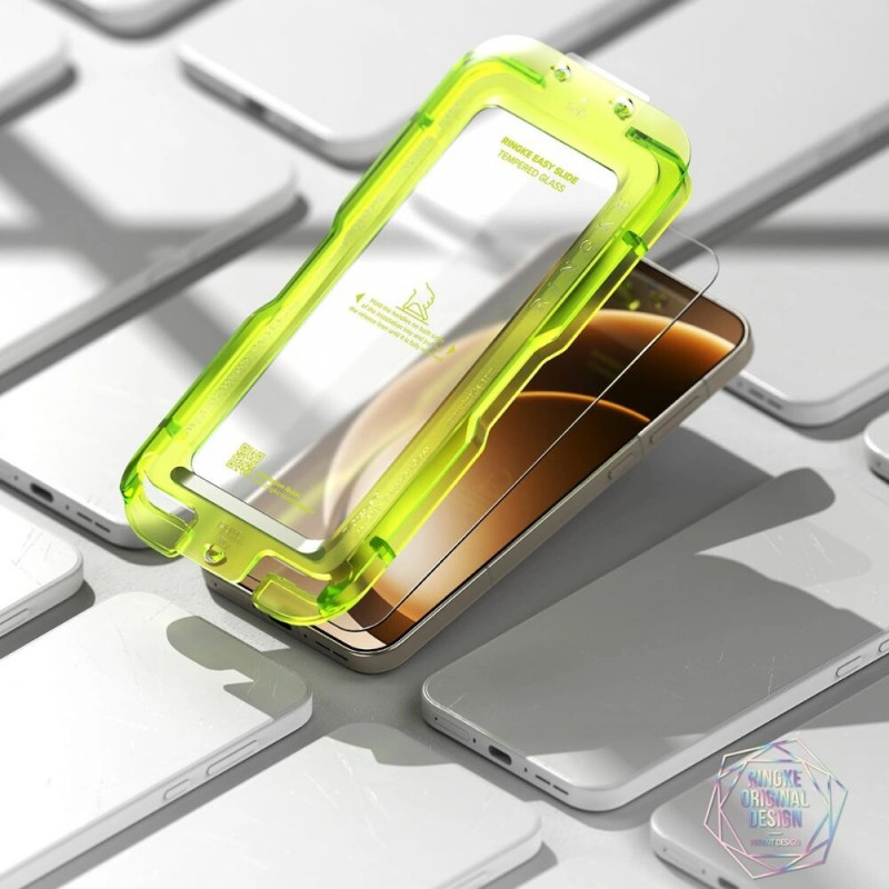 Ringke Easy Slide vidrio templado para OnePlus 15 (2 uds.), transparente