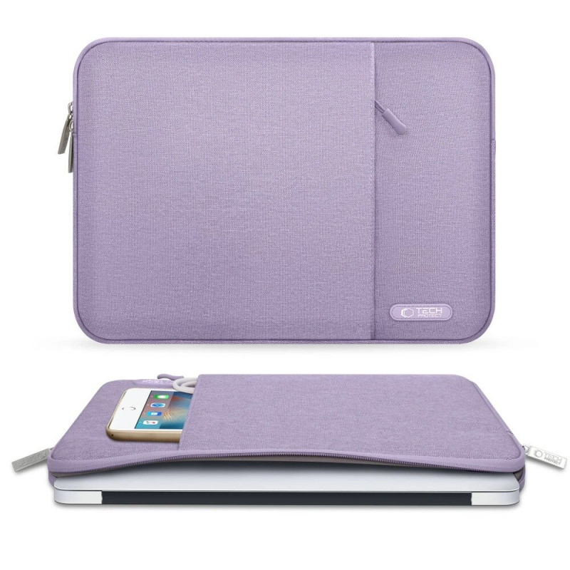 Funda para portátil Tech-Protect Sleevy THP3329 de 13-14", lavanda