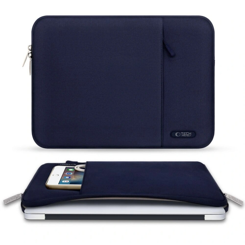 Funda Tech-Protect Sleevy para portátil 13-14" azul marino
