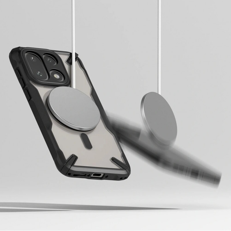 Funda Ringke Fusion-X Magnetic MagSafe para OnePlus 15, negra