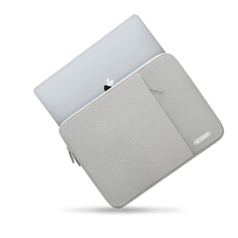 Funda para portátil Tech-Protect Sleevy 13-14" gris crayón