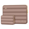 Funda Tech-Protect Puffy para portátil de 15-16" con bolsa de accesorios, Walnut