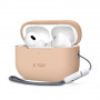 Funda de silicona Tech-Protect para Apple AirPods Pro 1/2, Caffe Latte