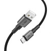 Cable Tech-Protect Ultraboost DNA USB-A / USB-C 15W/3A 100 cm, gris hierro