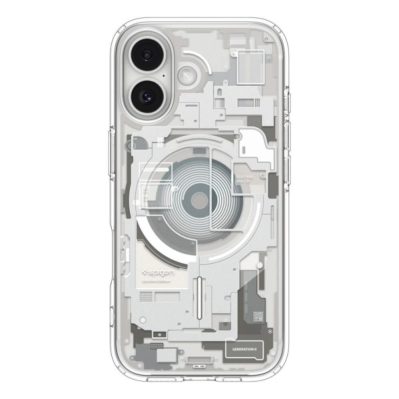 Funda Spigen Ultra Hybrid Mag MagSafe para Apple iPhone 17 Zero One, Natural Titanium