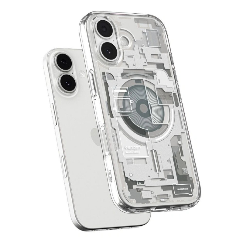 Funda Spigen Ultra Hybrid Mag MagSafe para Apple iPhone 17 Zero One, Natural Titanium
