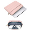 Funda Puffy para portátil de 13-14" Tech-Protect con bolsa de accesorios, Dusty Rose