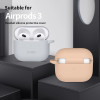 Funda Tech-Protect Silicone Hook de silicona para Apple AirPods 3 con mosquetón, naranja neón