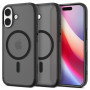 Funda Spigen Ultra Hybrid Mag MagSafe ACS10383 para Apple iPhone 17, negro escarchado