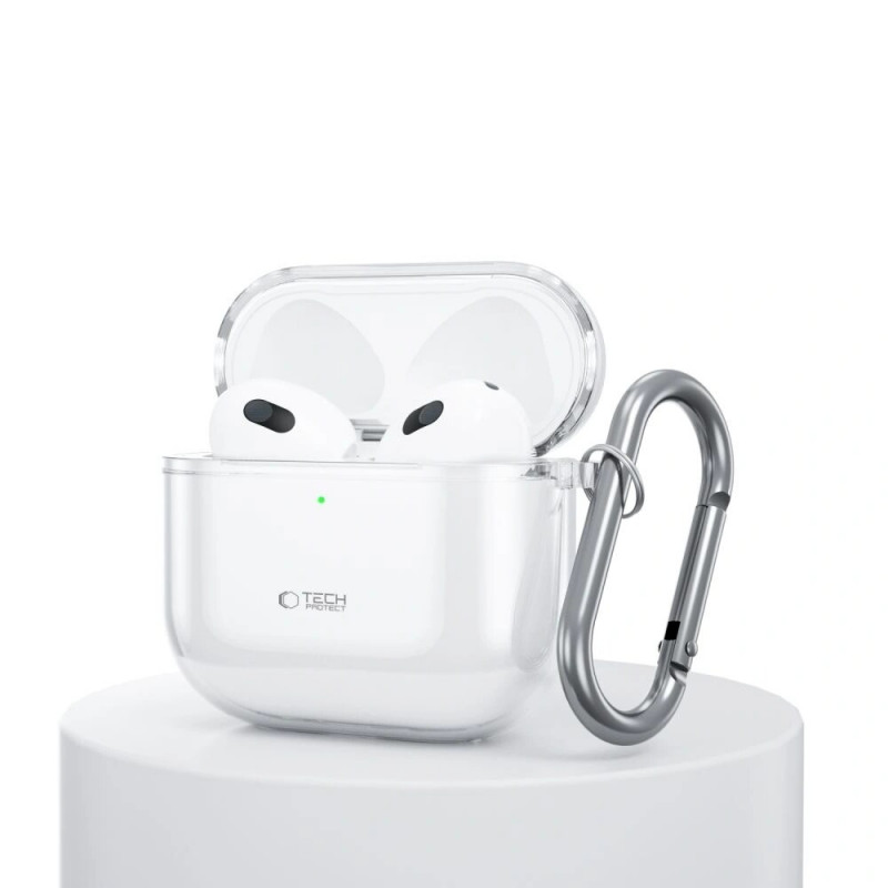Funda Tech-Protect Flexair para Apple AirPods 4, transparente