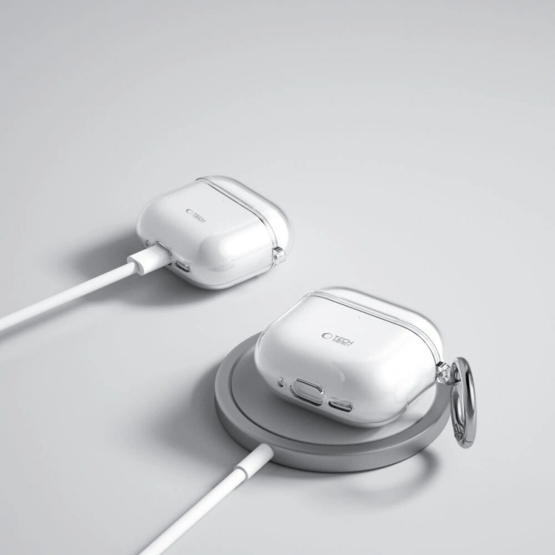 Funda Tech-Protect Flexair para Apple AirPods 4, transparente
