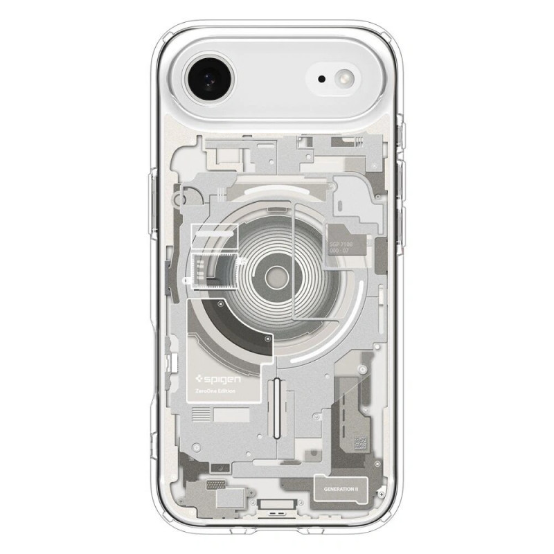 Funda Spigen Ultra Hybrid Mag MagSafe ACS10319 para Apple iPhone Air, Zero One Natural Titanium