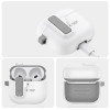 Funda Slim Hook Tech-Protect para Apple AirPods 4, blanca