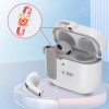 Funda Slim Hook Tech-Protect para Apple AirPods 4, blanca