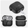 Funda Slim Hook para Apple AirPods 4, negra Tech-Protect