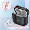 Funda Slim Hook para Apple AirPods 4, negra Tech-Protect