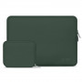 Funda Tech-Protect NeoSlim para portátil 15-16" con bolsa de accesorios, Midnight Green