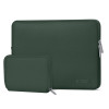 Funda Tech-Protect NeoSlim para portátil 15-16" con bolsa de accesorios, Midnight Green