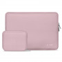 Funda Tech-Protect NeoSlim para portátil 15-16" con bolsa de accesorios, Dusty Rose