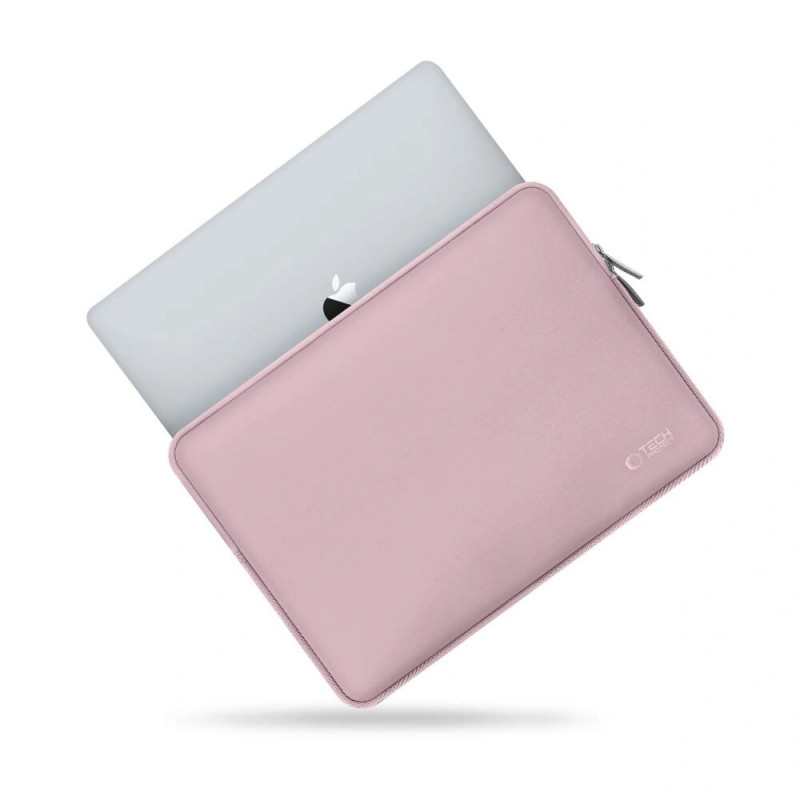 Funda Tech-Protect NeoSlim para portátil 15-16" con bolsa de accesorios, Dusty Rose