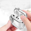 Funda Slim Hook Tech-Protect para Apple AirPods 4, transparente