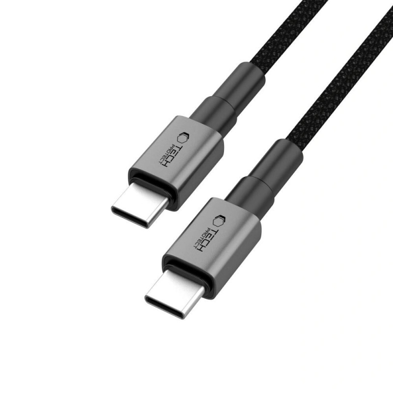 Cable Tech-Protect Ultraboost DNA USB-C / USB-C PD100W/5A 50 cm, gris hierro