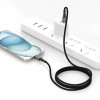 Cable USB-C / USB-C Tech-Protect Ultraboost DNA PD100W/5A de 100 cm, gris hierro