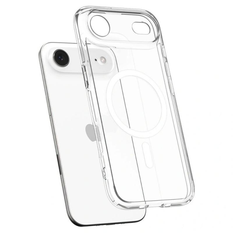Funda Spigen Ultra Hybrid Mag MagSafe ACS10313 para Apple iPhone Air, transparente/blanca
