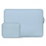 Funda Tech-Protect NeoSlim para portátil de 13-14" con bolsa de accesorios, azul invernal