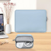 Funda Tech-Protect NeoSlim para portátil de 13-14" con bolsa de accesorios, azul invernal