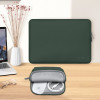 Funda Tech-Protect NeoSlim para portátil 13-14" con bolsa de accesorios, Midnight Green