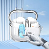 Funda Tech-Protect FlexAir con mosquetón para Samsung Galaxy Buds 3 / 3 Pro, transparente