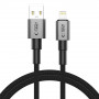Cable Tech-Protect Ultraboost DNA USB-A / Lightning 15W/2.4A 100 cm, gris hierro