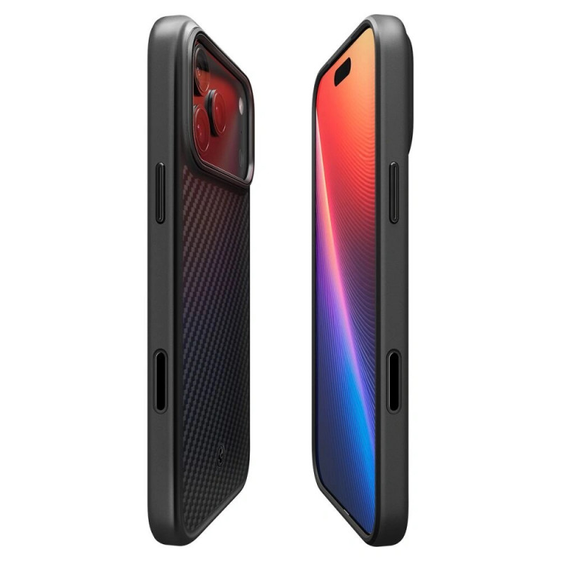 Funda Spigen Enzo Aramid T Mag MagSafe ACS09959 para Apple iPhone 17 Pro, negra