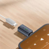 Adaptador de audio Tech-Protect UltraBoost USB-C a Lightning, gris