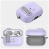 Funda Tech-Protect Slim Hook con mosquetón para Apple AirPods Pro 1 / 2, lavanda
