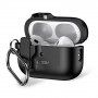 Funda Tech-Protect Slim Hook con mosquetón para Apple AirPods Pro 1 / 2, negra