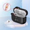 Funda Tech-Protect Slim Hook con mosquetón para Apple AirPods Pro 1 / 2, negra