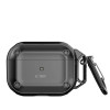 Funda Tech-Protect Rough Hook con mosquetón para Apple AirPods Pro 1 / 2, negra