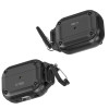Funda Tech-Protect Rough Hook con mosquetón para Apple AirPods Pro 1 / 2, negra