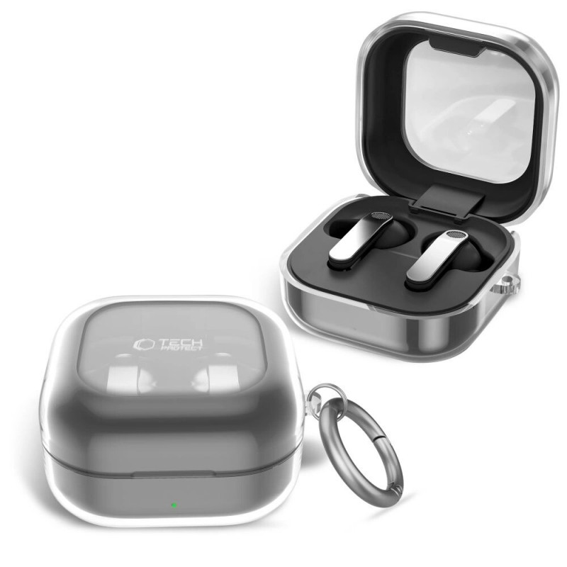 Funda Tech-Protect FlexAir para Samsung Galaxy Buds 4 / 4 Pro, transparente