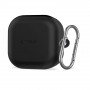 Funda Tech-Protect Silicone Hook para Samsung Galaxy Buds 4 / 4 Pro, negra