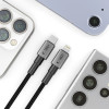 Cable Tech-Protect Ultraboost DNA USB-C / Lightning PD27W/3A 200 cm, gris hierro