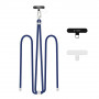 Correa cruzada para teléfono Tech-Protect C7S Rope, azul marino/plateado