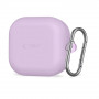 Funda Tech-Protect Silicone Hook para Samsung Galaxy Buds 4 / 4 Pro, lavanda