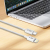 Cable Tech-Protect Ultraboost Lite USB-C / Lightning PD27W/3A 100 cm, gris claro