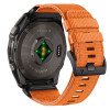 Correa de reloj Tech-Protect Nylon Classic para Garmin Fenix 5X / 5X Plus / 6X / 6X Pro / 7X / 8 / 8 Pro / 9 / 9 Pro 47 mm, naranja señal
