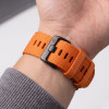 Correa de reloj Tech-Protect Nylon Classic para Garmin Fenix 5X / 5X Plus / 6X / 6X Pro / 7X / 8 / 8 Pro / 9 / 9 Pro 47 mm, naranja señal