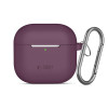 Funda de silicona Tech-Protect Silicone Hook para Apple AirPods 4 / 5 THP6094, burdeos