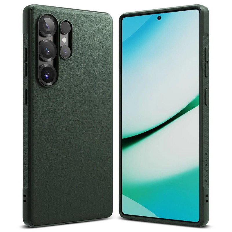 Funda Ringke Onyx para Samsung Galaxy S25 Ultra, verde oscuro